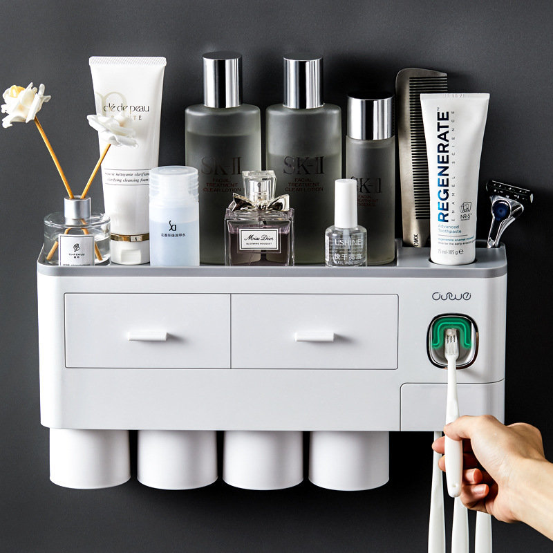 家用免打孔壁掛置物架 衛(wèi)生間與洗漱臺(tái)收納神器全攻略